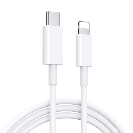 Xwave Kabl USB Tip-C za IPHONE 2M 3A,lightning aluminium,beli - Слика 2