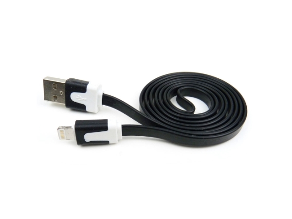 Xwave USB color flat kabl, iphone, 1m BelaPOSLEDNJI KOMADI - Слика 3