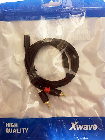 Xwave Kabl Lightning na 2RCA 1.2M - Слика 5