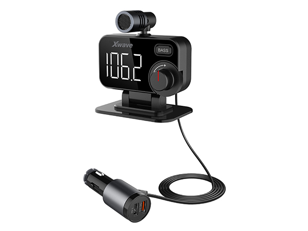Xwave BT92 FM transmiter za kola,Bluetooth,LCD,Mp3,wma,flac,SD,2xUSB punjenje - Слика 3