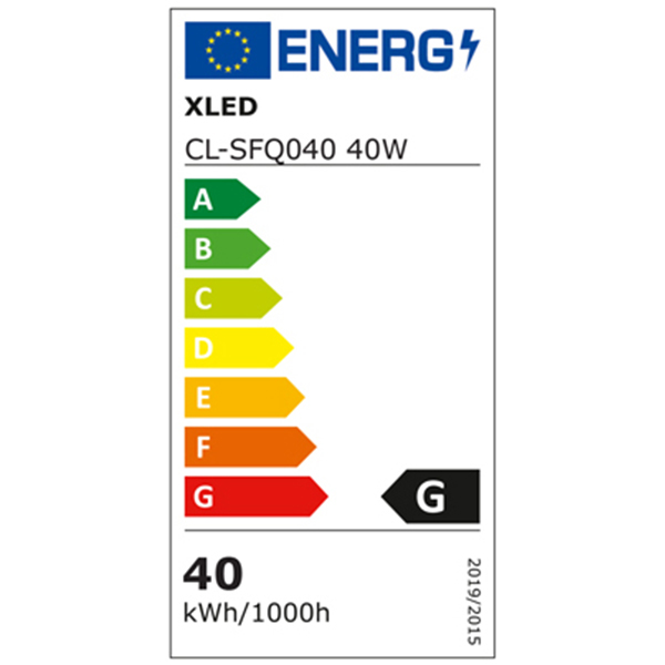 XLED E27 CL-SFQ040 40W LED Sijalica 6400K,115x206mm,185-265V,3050Lm,Hladno Bela - Слика 3