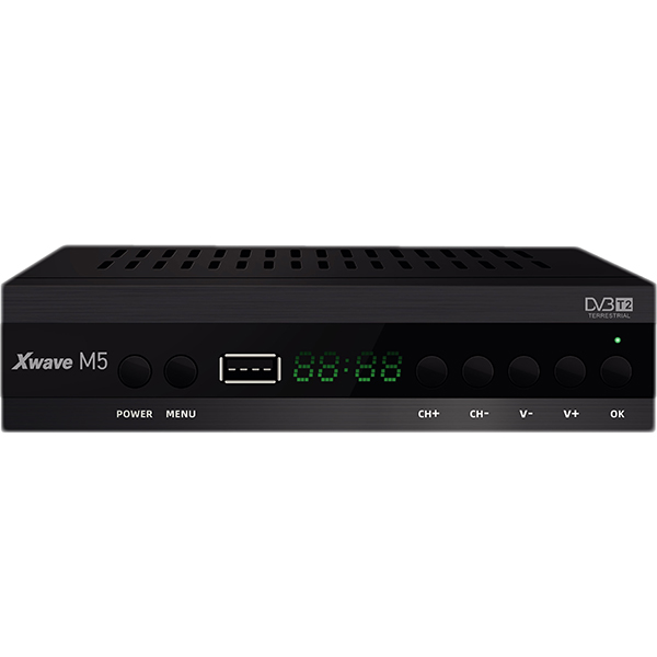 Xwave M5 DVB-T2 Set Top Box,LED,scart,HDMI,RF in-out,USB,media player,metalno kućište - Слика 3