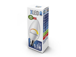 XLED E14 5.5W Dimmable LED Sijalica 3000K,220V,470Lm,prekidač sa potenciometrom