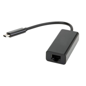 Xwave Mrežni Adapter USB-C na ethernet RJ-45,muški-ženski,crni