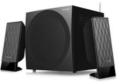 Microlab M300BT * Drveni 2.1 38W RMS(14W,2x12W) SD, USB, FM, BLUETOOTH, black, 3.5mm (4999) - Слика 3
