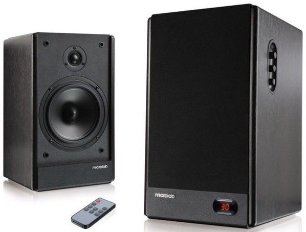 Microlab SOLO6C Aktivni drveni zvucnici 2.0 100W RMS(2x50W) 6.5+1, daljinski, 3.5mm, Bluetooth - Слика 3