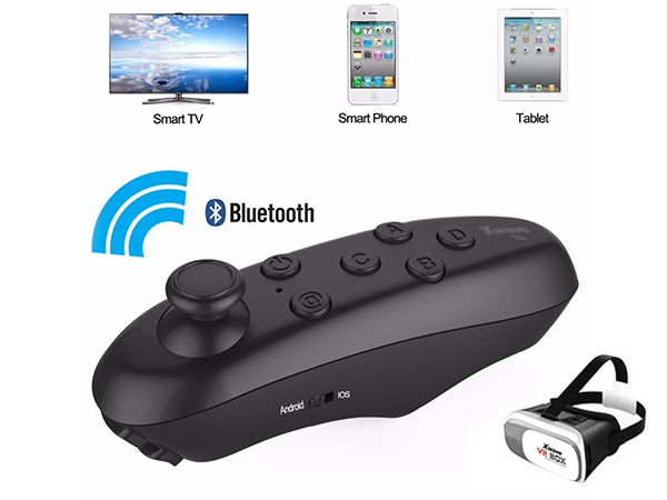 Xwave X5 crni BT daljinski upravljač za mobil/smart TV/IOS/PC/Android - Слика 2