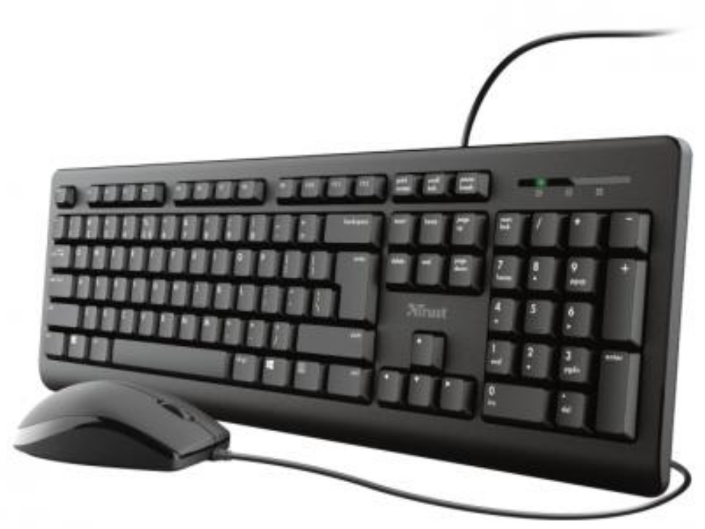 Tastatura+miš TRUST Primo žični set/US/crna - Слика 3