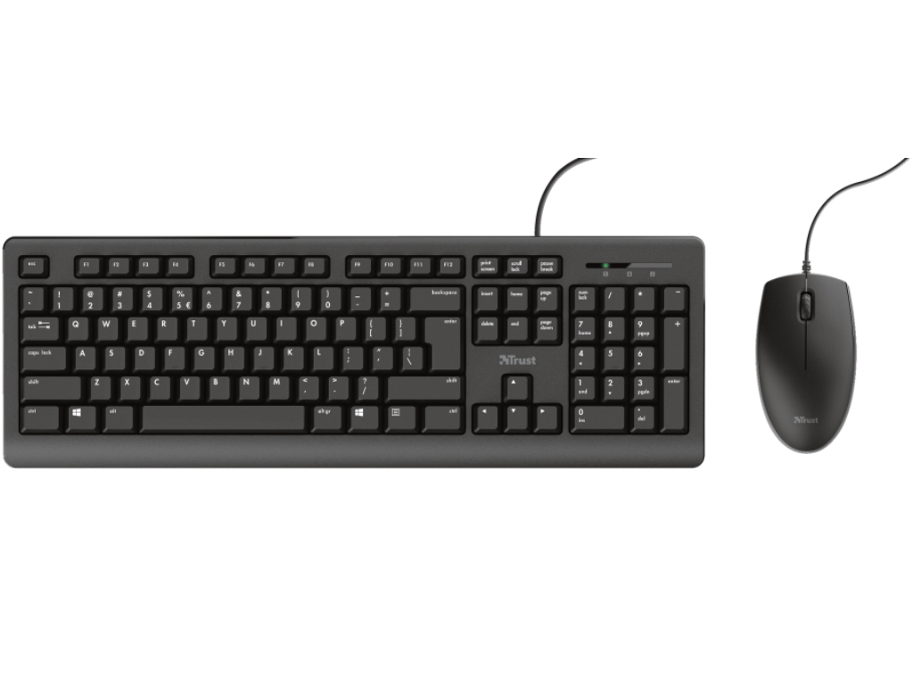 Tastatura+miš TRUST Primo žični set/US/crna - Слика 4