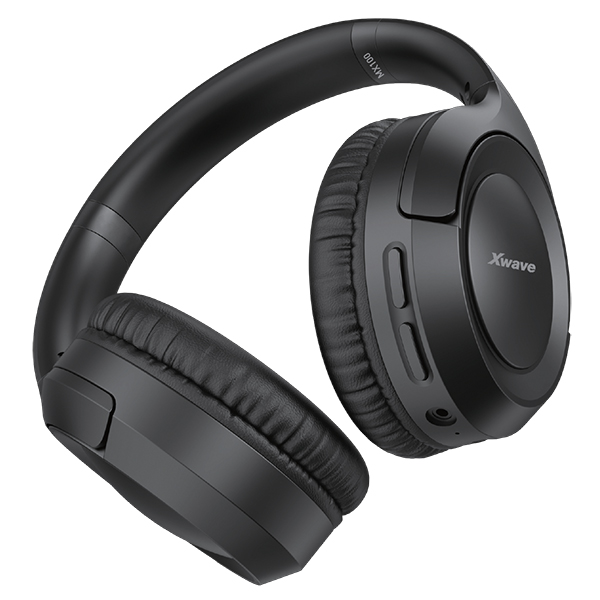 Xwave MX100 black Bluetooth slušalice stereo sa mikrofonom/v5.3/FM/Aux/microSD - Слика 4