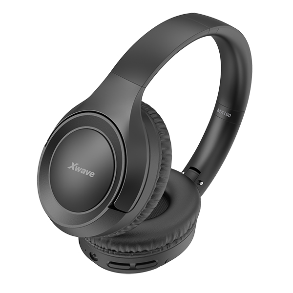 Xwave MX100 black Bluetooth slušalice stereo sa mikrofonom/v5.3/FM/Aux/microSD - Слика 5