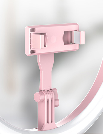 Xwave Selfie stalak LED svetlo,visina 58-168cm,roze - Слика 3