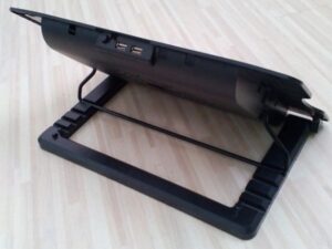 N2000FS** Gembird hladnjak za laptop 15-17 140mm Fan-CONTROL, 2xUSB, 370x265mm, Ergo Stand(599)