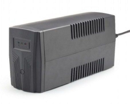 EG-UPS-B650 Gembird 650VA 390W AVR UPS, 2 x Shuko output sockets, black - Слика 3