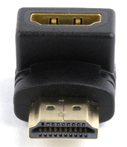 A-HDMI90-FML Gembird HDMI desni ugao adapter, 90° nadole - Слика 2