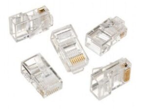 GEMBIRD LC-8P8C-001/100 Modular plug RJ45  8P8C 30u CAT5 UTP gold plated,100 u pakovanju / CENA PO PAKOVANJU