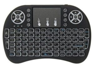 GMB-I8 ** Gembird 2.4GHz Wireless gaming Mini keyboard backlight and TOUCH, punjiva bat. BL-5C (519)