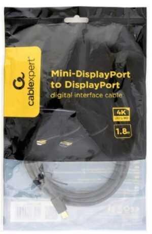 CCP-mDP2-6 Gembird Mini DisplayPort to DisplayPort digital interface cable, 1.8 m