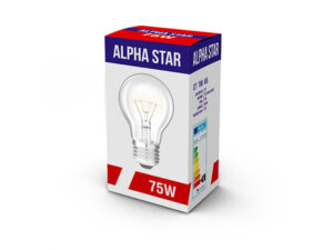 Alpha Star E27 75W Bistra sijalica sa uzarenim vlaknom,A55,CL