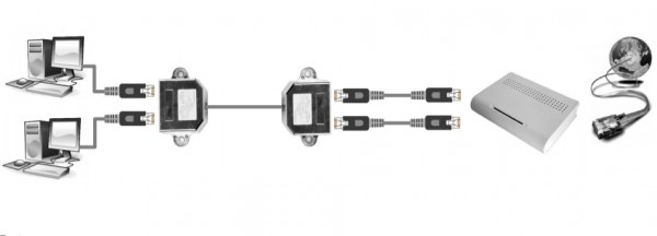NCA-SP-02 Gembird 2-ports LAN-combiner/splitter, FTP - Слика 3