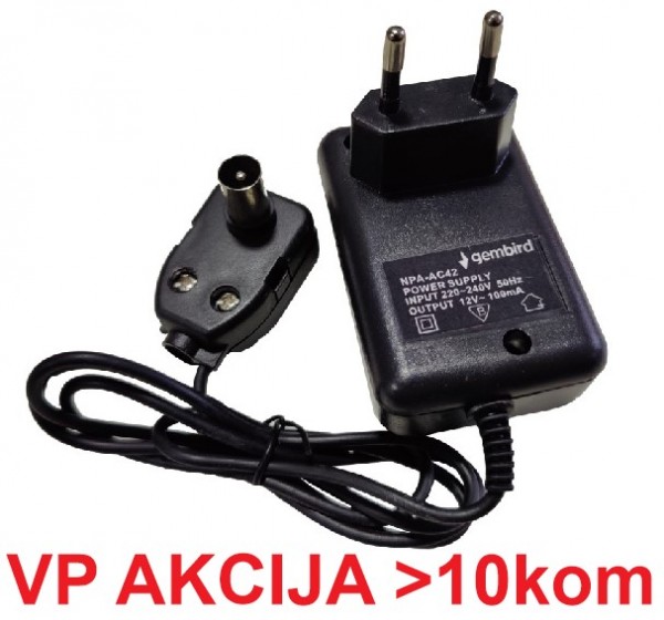 NPA-AC42 ** Gembird punjac 12v/0.1A za pojacalo antene (199) - Слика 3