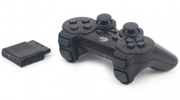JPD-WDV-01 Gembird Bezicni gamepad sa dvostrukom vibracijom, PS2 / PS3 / PC - Слика 3