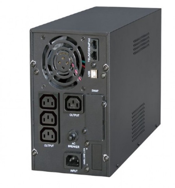 EG-UPS-PS2000-01 Gembird UPS sa stabilizatorom 2000VA (1600W) pure sine wave, LCD, USB, black - Слика 3