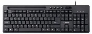 KB-UM-108 Gembird Multimedijalna tastatura US layout black USB sa drzacem za telefon A