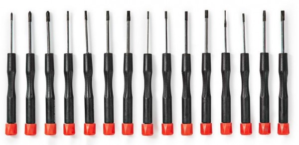 NEDIS SDAS110VA Precizni set odvijaca 3x PH / 4x Flat / 4x Hex / 4x Tx (15kom) - Слика 2