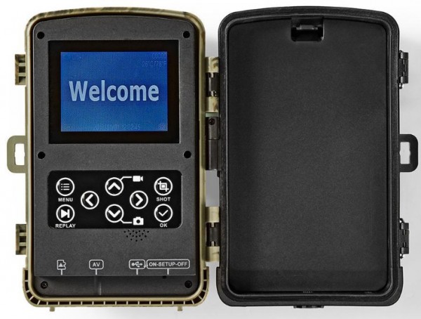 NEDIS WCAM150GN Kamera na baterije za spoljnu upotrebu, 16MPix (5Mpix CMOS) 20m, LCD, Night vision - Слика 2