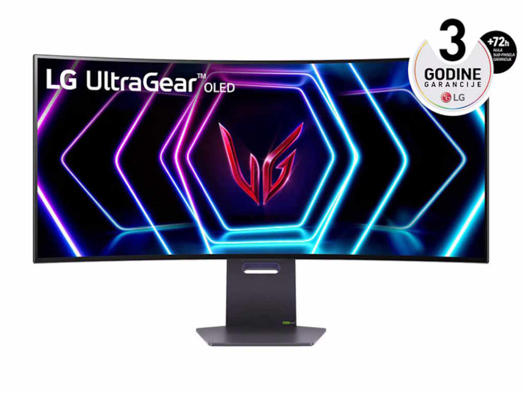 Monitor LG 39GS95QE-B 39"/OLED,zakrivljen,21:9/3440x1440/240Hz/0,03ms/HDMIx2,DP,USB/Gsync,freesync - Слика 4