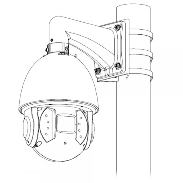 Dahua nosac PFA150 stubni nosac za PTZ kamere - Слика 4