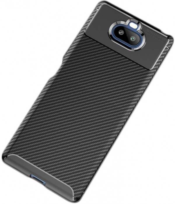 MCTK74-XIAOMI Mi 10T Lite * Futrola Carbon Fiber Silicone Black (139) - Слика 3