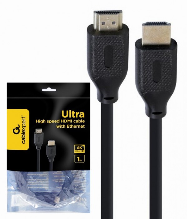 CC-HDMI8K-1M Gembird HDMI kabl v.2.1 ethernet support UHD/8K TV 1m - Слика 4