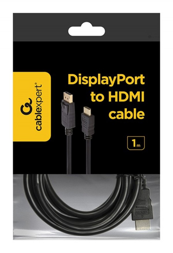 CC-DP-HDMI-1M Gembird DisplayPort na HDMI digital interface kabl 1m - Слика 5