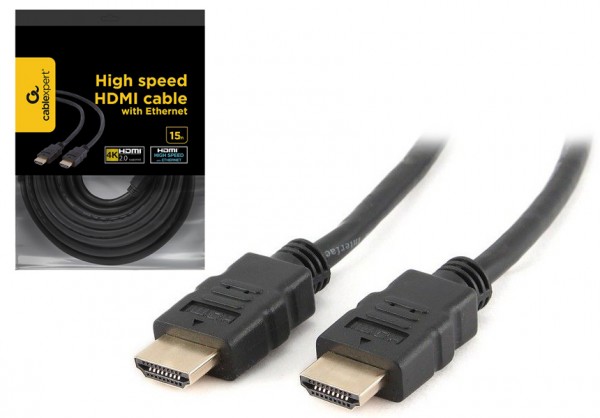 CC-HDMI4-15M Gembird HDMI kabl v.2.0 ethernet support 3D/4K TV 15m - Слика 4