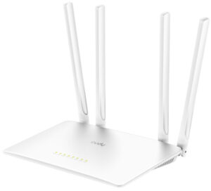 Cudy WR1200 * AC1200 Dual Band 2.4+5Ghz Wi-Fi Ruter 1W/4LAN 10/100Mbps, 4x5dBi, GUEST/WPS/DDNS
