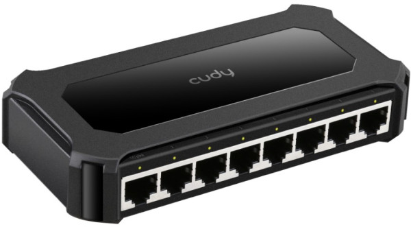 Cudy GS108D 8-Port Gbit desktop Switch, 8x RJ45 10/100/1000 (Alt.PFS3008-8GT-L) - Слика 2