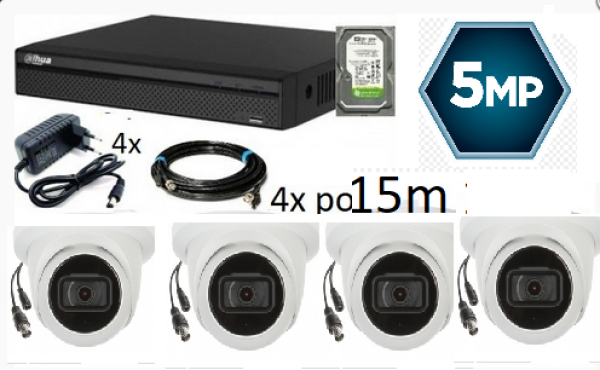 Dahua SET-03 * 4 kamere AUDIO!!! 5 mpx + DVR FULL HD 2TB - Слика 3