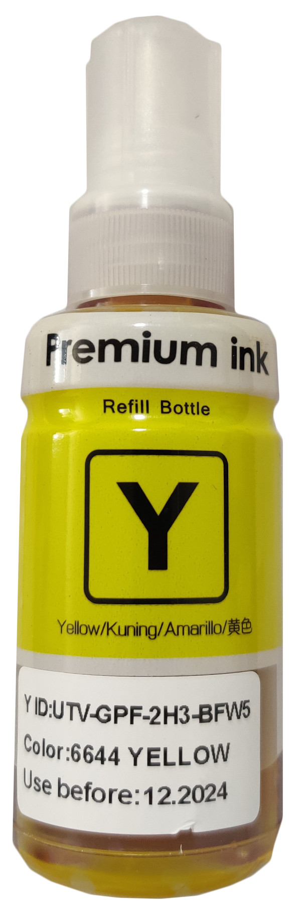 SINOCOPY INKJET T6644 Y Dopuna zuta boja bocica sadrži 70 ml mastila za Epson - Слика 3
