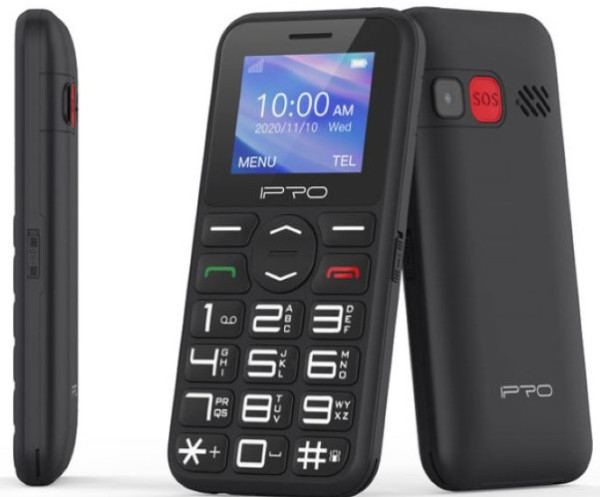 IPRO SENIOR F183 32MB, Mobilni telefon DualSIM, 3,5mm, Lampa, MP3, MP4, Kamera, Crni - Слика 2