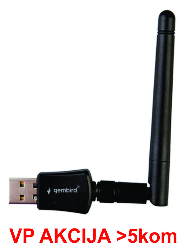 WNP-UA300P-02 **Gembird High power USB wireless adapter 300N, detachable antena, RF pwr <20dBm (661) - Слика 3