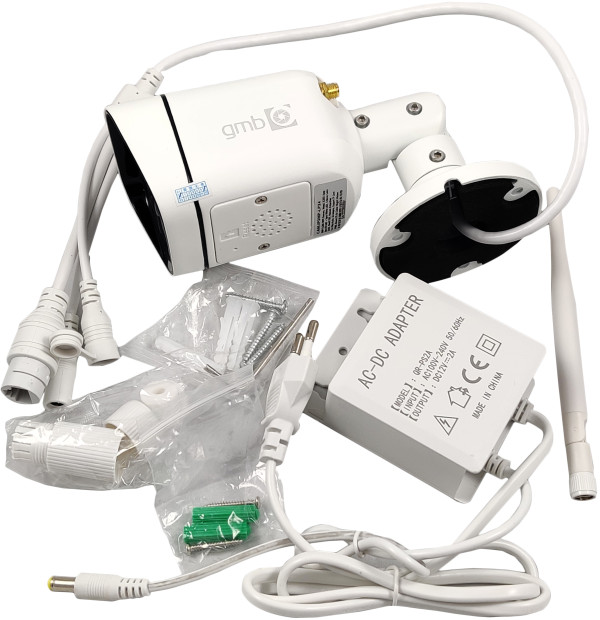 GEMBIRD CAM-IP3MP-LP24 GMB kamera 3 mpx microSD iCSee xmeye pro app Two-way voice Bullit ip66 Metal - Слика 2