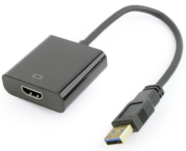 A-USB3-HDMI-02 Gembird USB 3.0 to HDMI display adapter, black - Слика 3