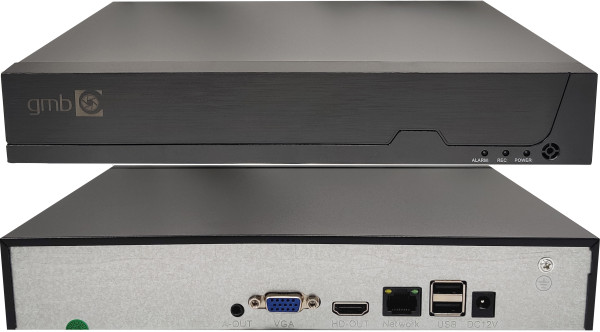 GEMBIRD NVR-P3009QT GMB 9 kanala do 8 megapiksela H.265, XMEYE App Onvif P2P, iCloud do 6tb - Слика 3