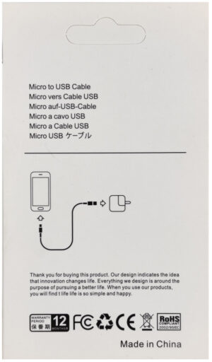 CCP-mUSB2-AMBM-1.0M ** Gembird USB 2.0 microUSB na USB kabl 1m, White (111)