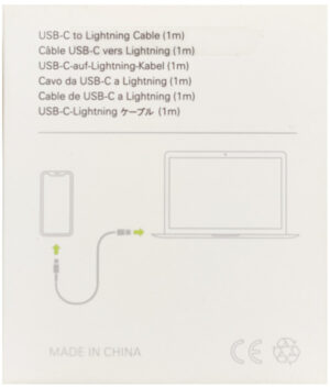 CCP-AMCM-AMLM-1.0M ** Gembird 20W PD kabl USB-C na Lightening 8-pin, USB 3.0, 1m, white (167)