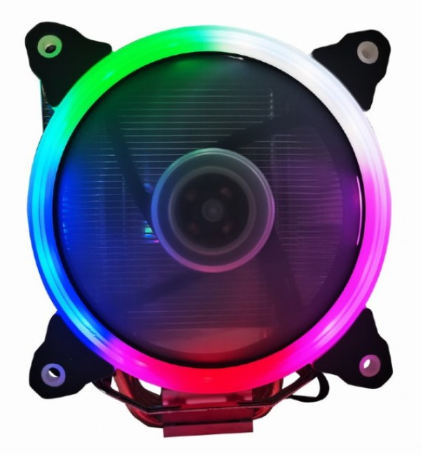 CPU-HURACAN-ARGB-X130 Gembird LED UNI kuler 150W 120mm.Fan +/-1600rpm 26dBa LGA 775/115x/1200/AMD - Слика 2
