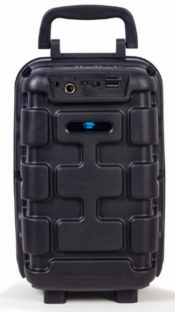 SPK-BT-LED-01 Gembird Portable Bluetooth karaoke speaker 5W, FM, USB, SD, 3,5mm, MIC 6,35mm, LED - Слика 2