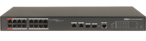 Dahua POE switch PFS4218-16ET-240 16-portni - Слика 2